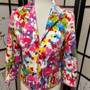 Josephine Petites Multicolored Blazer Size 6P